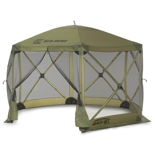 CLAM 12592 Outdoor Durable Polyester Ice Fishing Tent Shelter