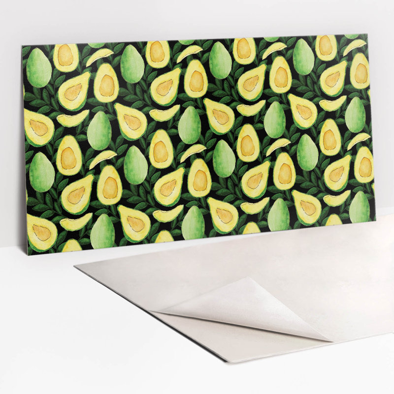 Zuckerman 50 x 100 cm PVC Tile in Green