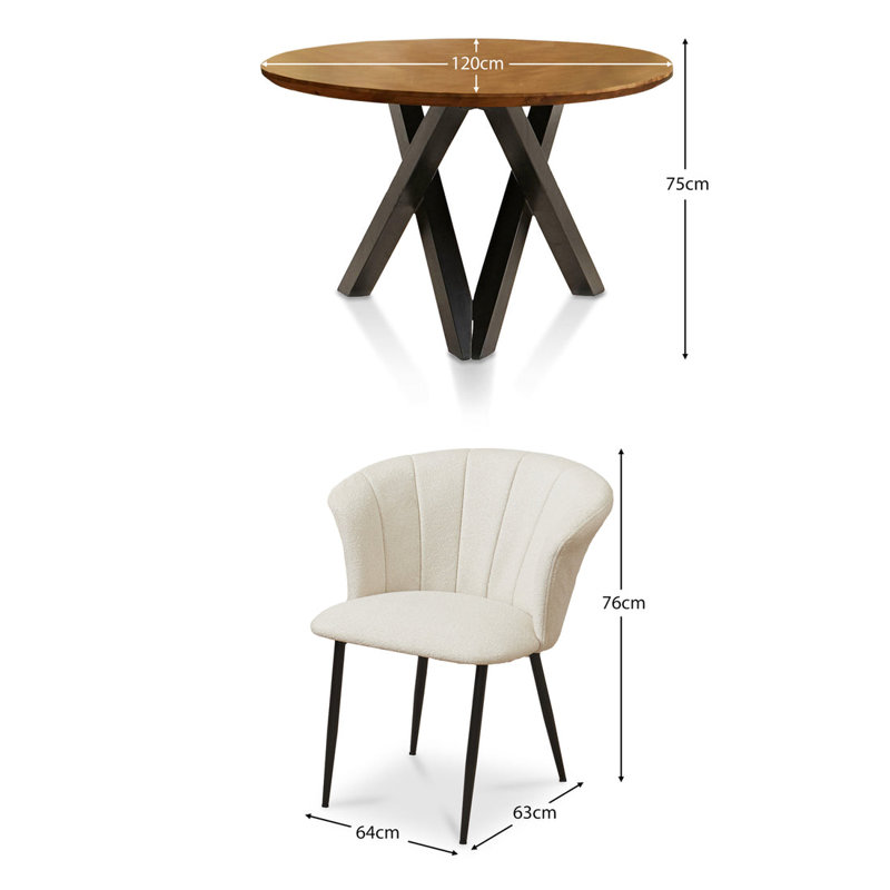 Dulcet 4 - Person Dining Set