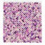  Rideau de douche mauve rétro Artsy + crochets-95078021-95078050