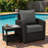 Outdoor 6.5" Thick Deep Seating Seat/Back Cushion-1098298288