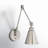 Beckham 1 - Light Plug-in Swing Arm in Polished Nickel-746832171