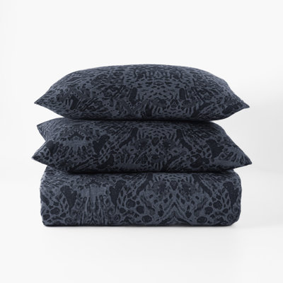 RAMUS DUVET COVER, STEEL BLUE, KING