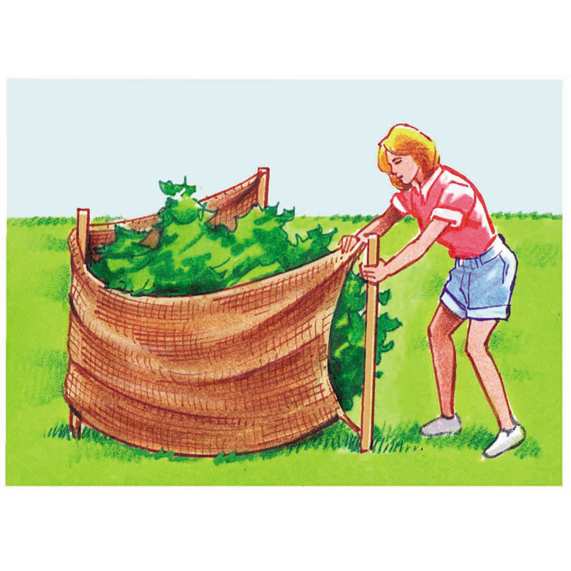 Doublure de paysage en toile de jute naturelle, tissu 100% jute biodégradable 3 pi x 24 pi, par Dalen Products