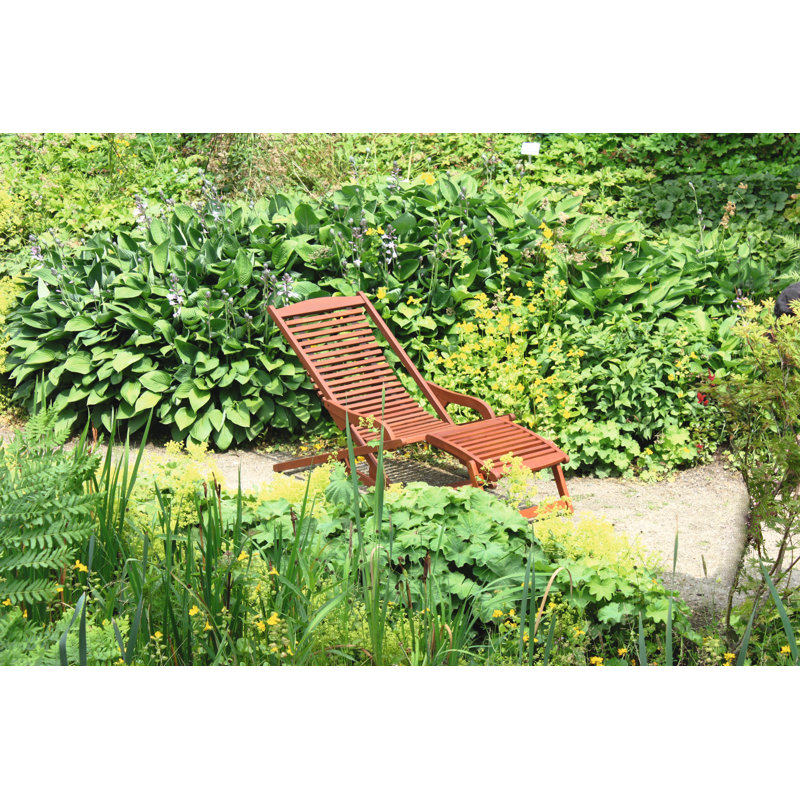 145 cm Long Reclining Eucalyptus Single Chaise with Cushions