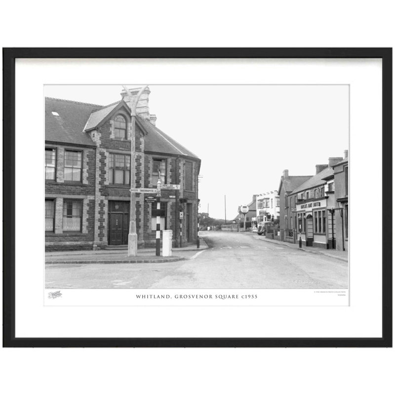 Whitland, Grosvenor Square C1955 - Single Picture Frame Print, 60cm H x 80cm W x 2.3cm D