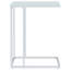 Table d'appoint contemporaine en forme de C
