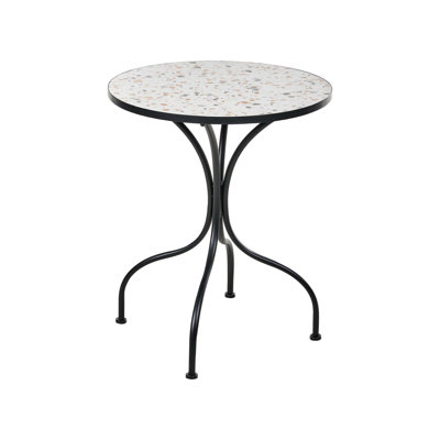 Round Metal Outdoor Bistro Table , 60cm cm W 60cm cm D
