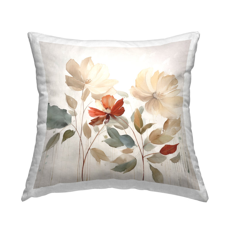 Floral Throw Pillow