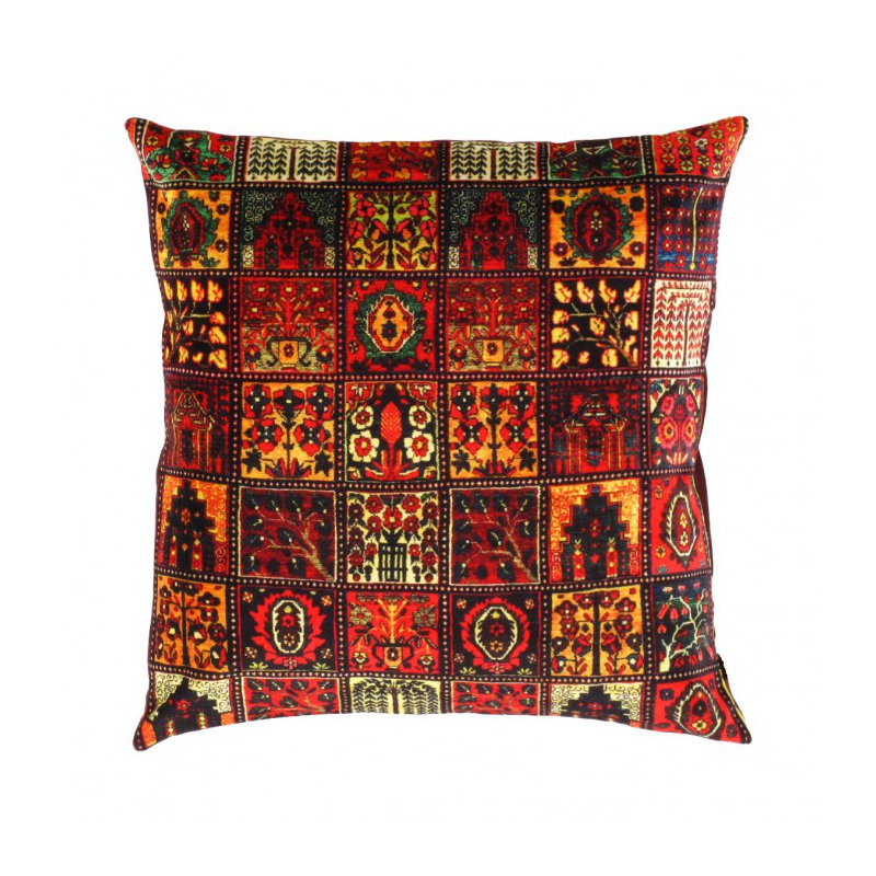 Coussin persan Bakhtiari 20 pi x 20 pi
