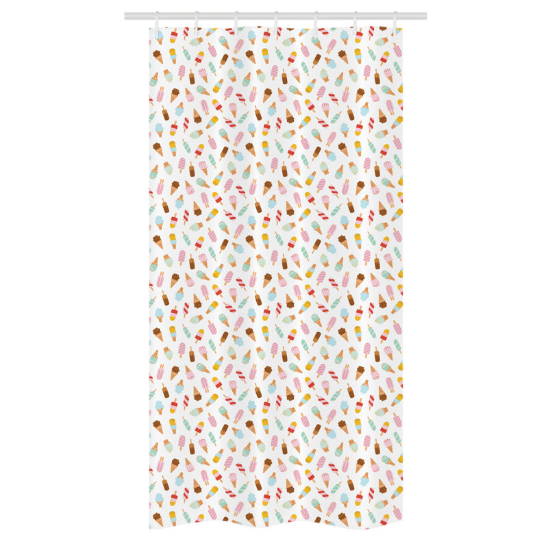 Eimhin Shower Curtain with Hooks Included, 36" W x 72" L