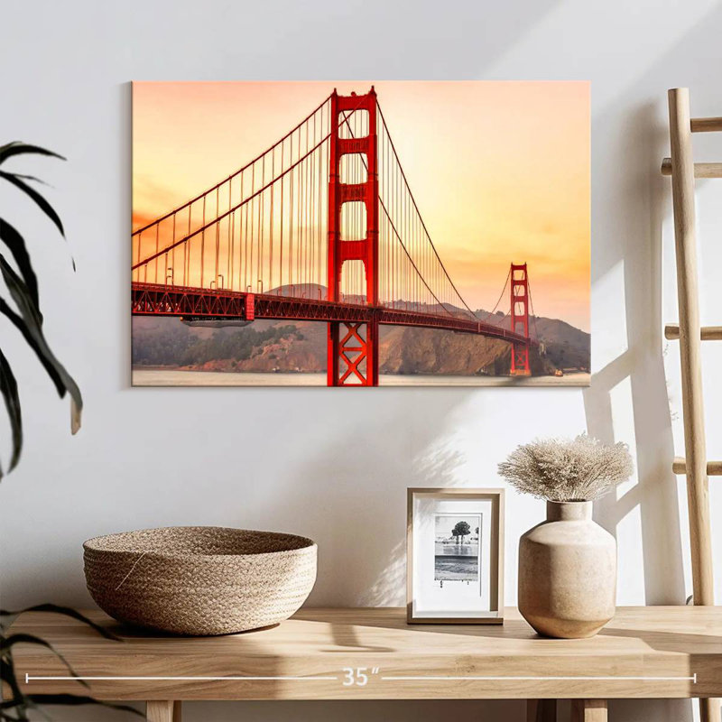 Lilie Golden Gate Bridge Structure, 26" H x 39" W