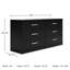 Commode double 6 tiroirs Dymone-87732520-74682483