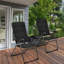 2 Pcs Folding Lounge Chair