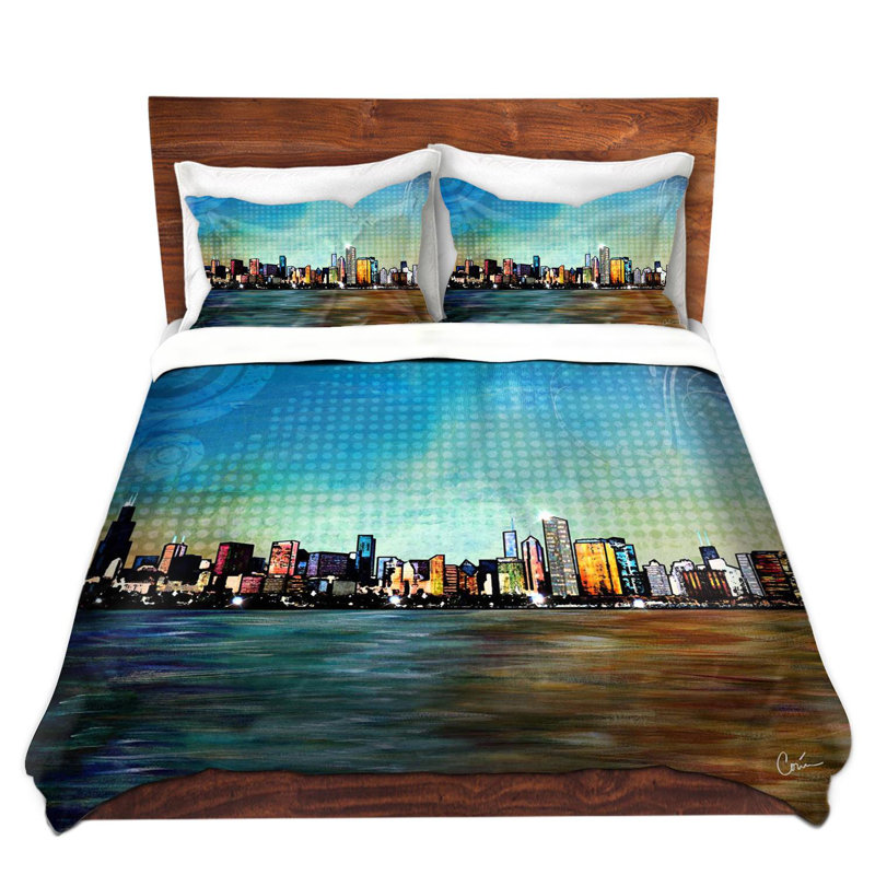 Ensemble de housse de couette chicago, Très grand