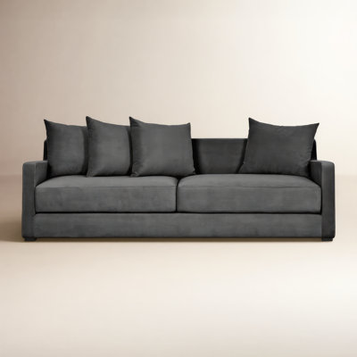 Gus* Modern Flipside 86" Velvet Sofa Bed