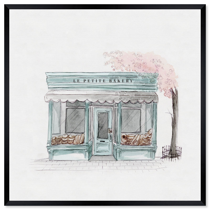 « le petit », reproduction d’impression, H 38 po x l 38 po x P 0,5 po, Cadre noir