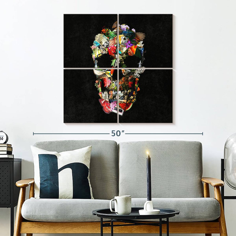 Kerner Fragile Skull, 32" H x 32" W