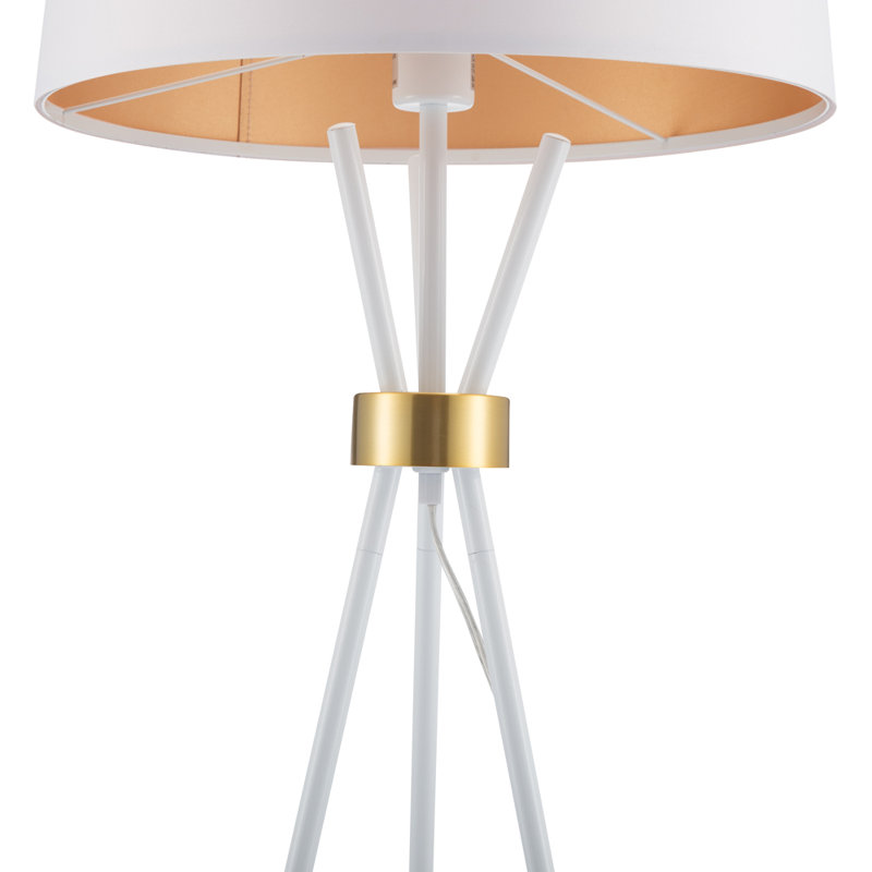 63.2'' Tripod Floor Lamp, White
