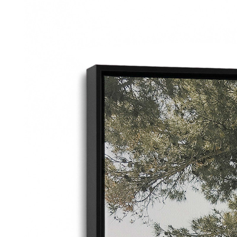 Impression sur toile Peaceful Ocean Cove, H 12,75 po x l 8,75 po x P 1,75 po, Cadre flottant noir satiné