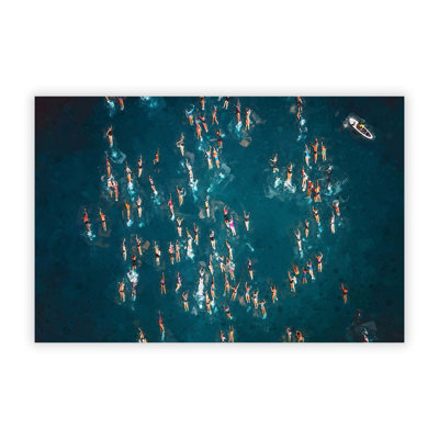 Swimmers in Brazil - Frameless Print