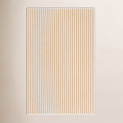 Hand-Woven Chevron Cotton Rug