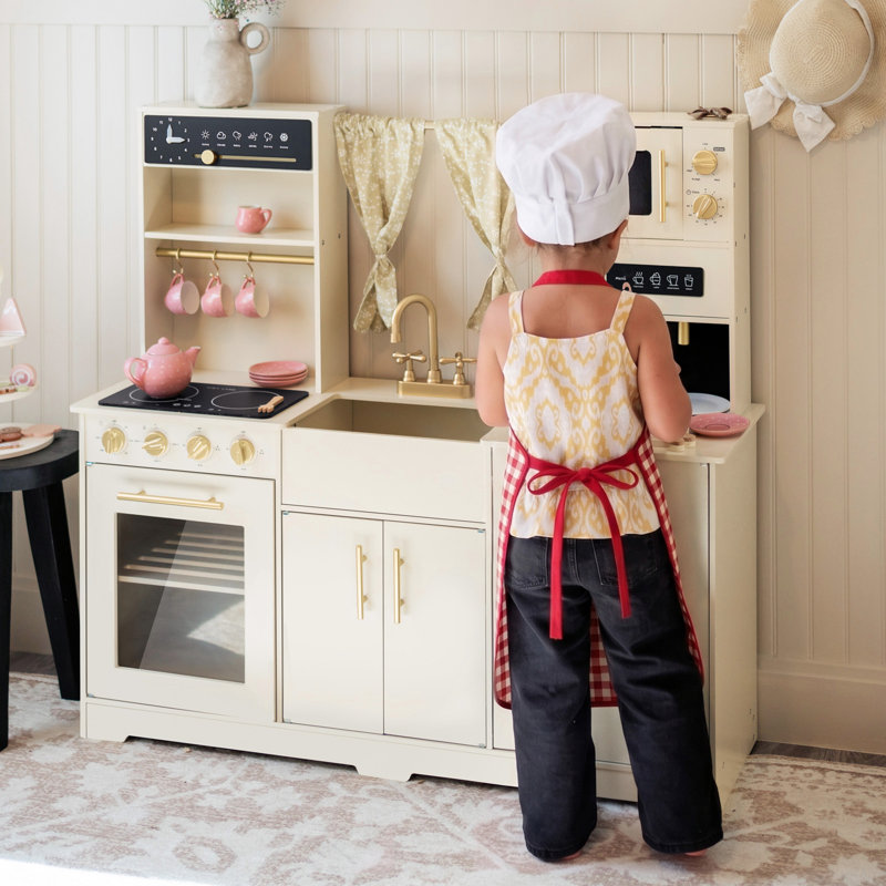 Tiny Land® Trendy Home Style Play Kitchen, White