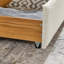 Lit de jour rembourré capitonné avec deux tiroirs de rangement et un design ergonomique et confortable.-249460949-249460952