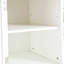 Console de bar avec armoire à 2 portes et 1 tiroir, bar à café, porte-bouteilles, table de hall d'entrée avec tablette de rangement, tables de canapé Buffet pour cuisine, couloir, salle à manger, salon, blanc