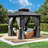 8 Ft. W X 8 Ft. D Patio Gazebo With Double Roof