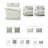 Savannah Cotton Linen Look 8 Piece Comforter Set-102187544-102187541