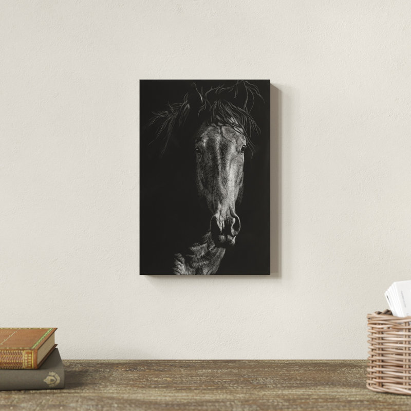 «Wild Scratchboard VI» par Julie T. Chapman - impression sur toile tendue, H 12 po x l 8 po x P 1,25 po