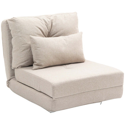 Adjustable Convertible Floor Sofa Bed with Pillows