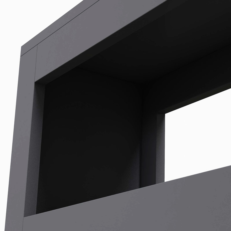 L'armoire roulante grise pour optimiser l'espace utilise les espaces inutilisés avec le plancher
