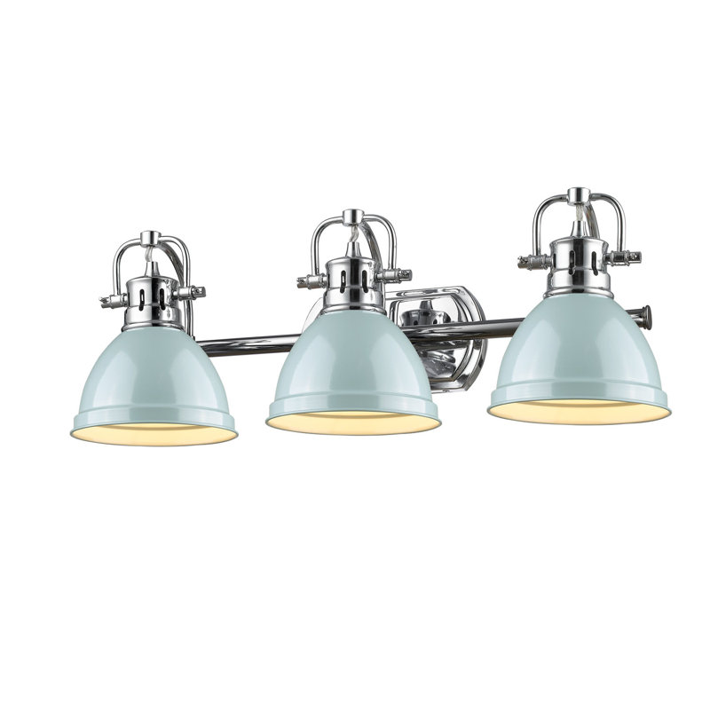 Drakeford Dimmable Vanity Light, Chrome, Seafoam