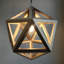 Chetek 1 - Light Oil Geometric Pendant-2085297961