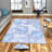 Premium Polyester Area Rug (5.2 x 7.5 ft), 100% Antibacterial, Non-Slip Underside, 0.3 in Pile Height | Machine Washable, 3D Digital Print, Durable Woven Carpet | Ideal for Living Room, Bedroom & Dining Spaces-2001968168