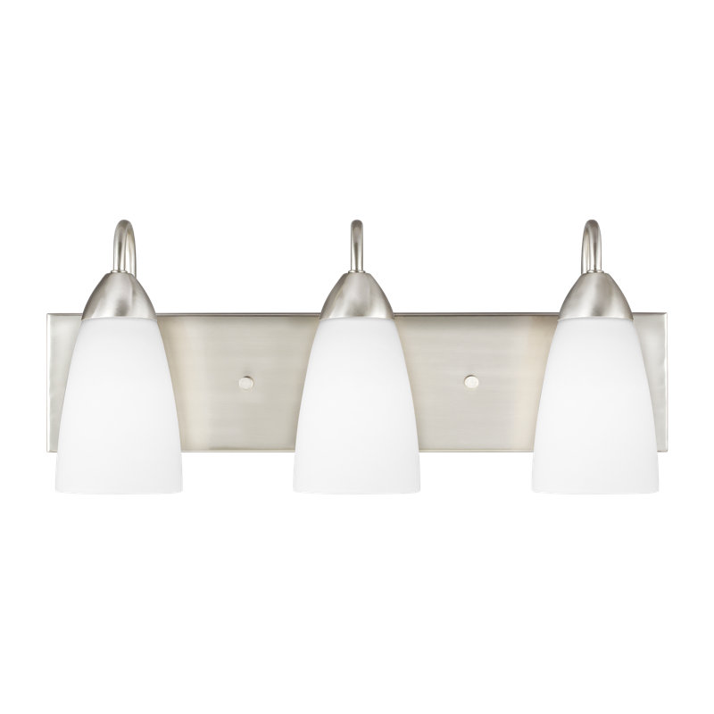 Seville Three Light Wall / Bath from Generation Lighting , No, Brushed Nickel