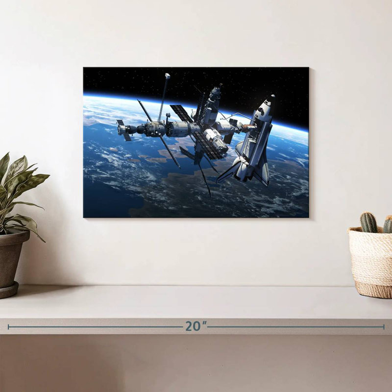 Oberle Space Station, 8" H x 12" W