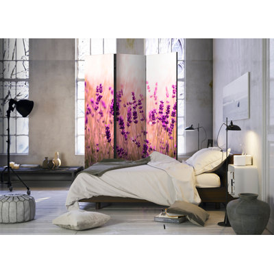 135 cm W x 172 cm H 3 - Panel Solid Wood Folding Room Divider