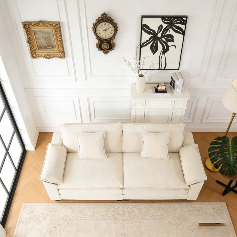 Canapé LoveSea Wider, Beige, 2, H 33,1 po x l 81,9 po x P 30,3 po