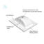 37"Wx22"D Solid Surface Resin Vanity Top with Sink-Durable, Easy-to-Clean, Built-in Overflow