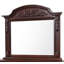 Miroir Lyndon, cerise