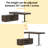 71'' W L-Shaped 3-Drawer Lift Computer Desk With 59'' W Bookcase