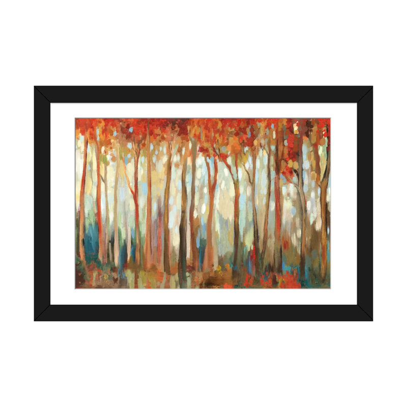Marble Forest I par Allison Pearce - Impression sur toile tendue sur châssis, H 16 po x l 24 po x P 1 po, Blanc