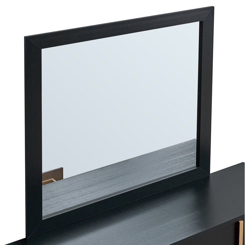 Steeler E9508FDBCBC541CB8CA9F7CE2B7FBA26 MIRROR , Black/Gold
