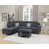 Tissu gris anthracite