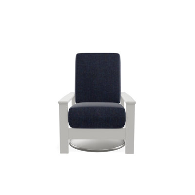 Chaise berçante pivotante cachée en polymère Leeward
