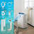 Costway 12000 BTU Wi-Fi Connected Portable Air Conditioner with Heater and Remote Included