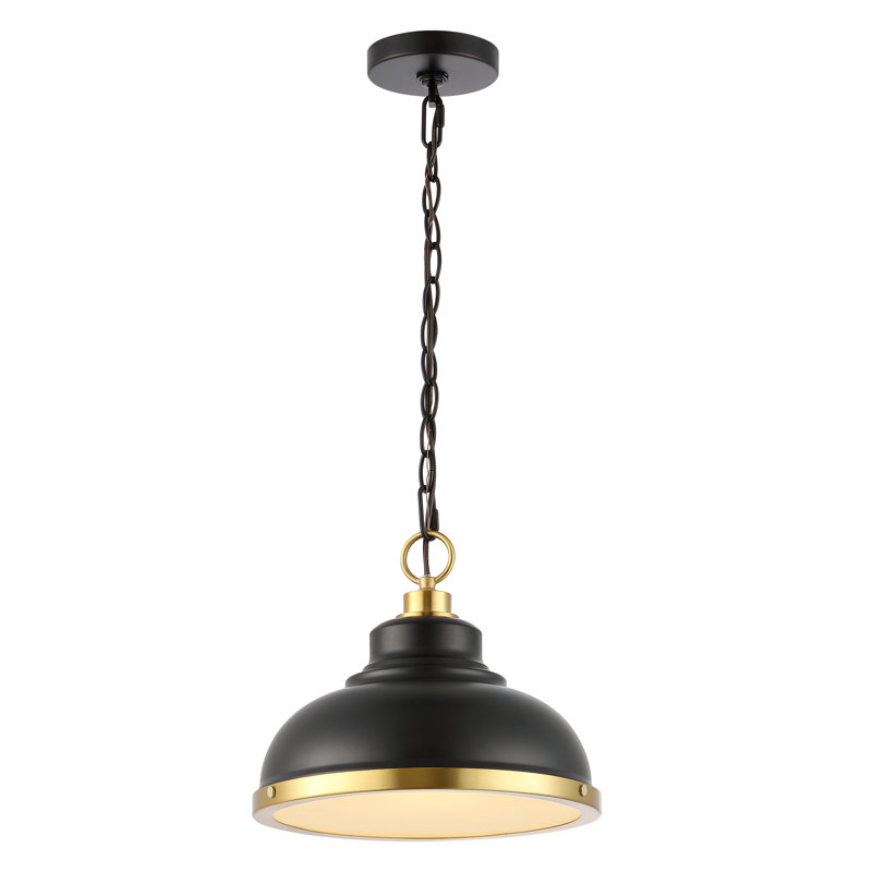 Luminaire suspendu en forme de cloche à 1 lumière